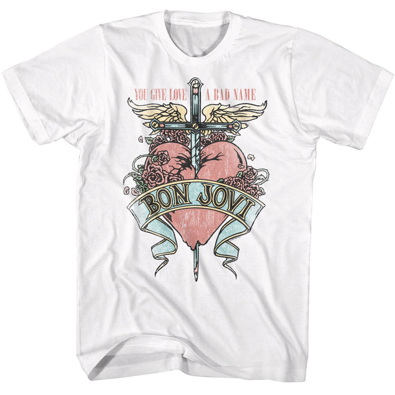 激安大特価！】 BON JOVI YOU GIVE LOVE A BAD NAME Tシャツ dinogrip.com