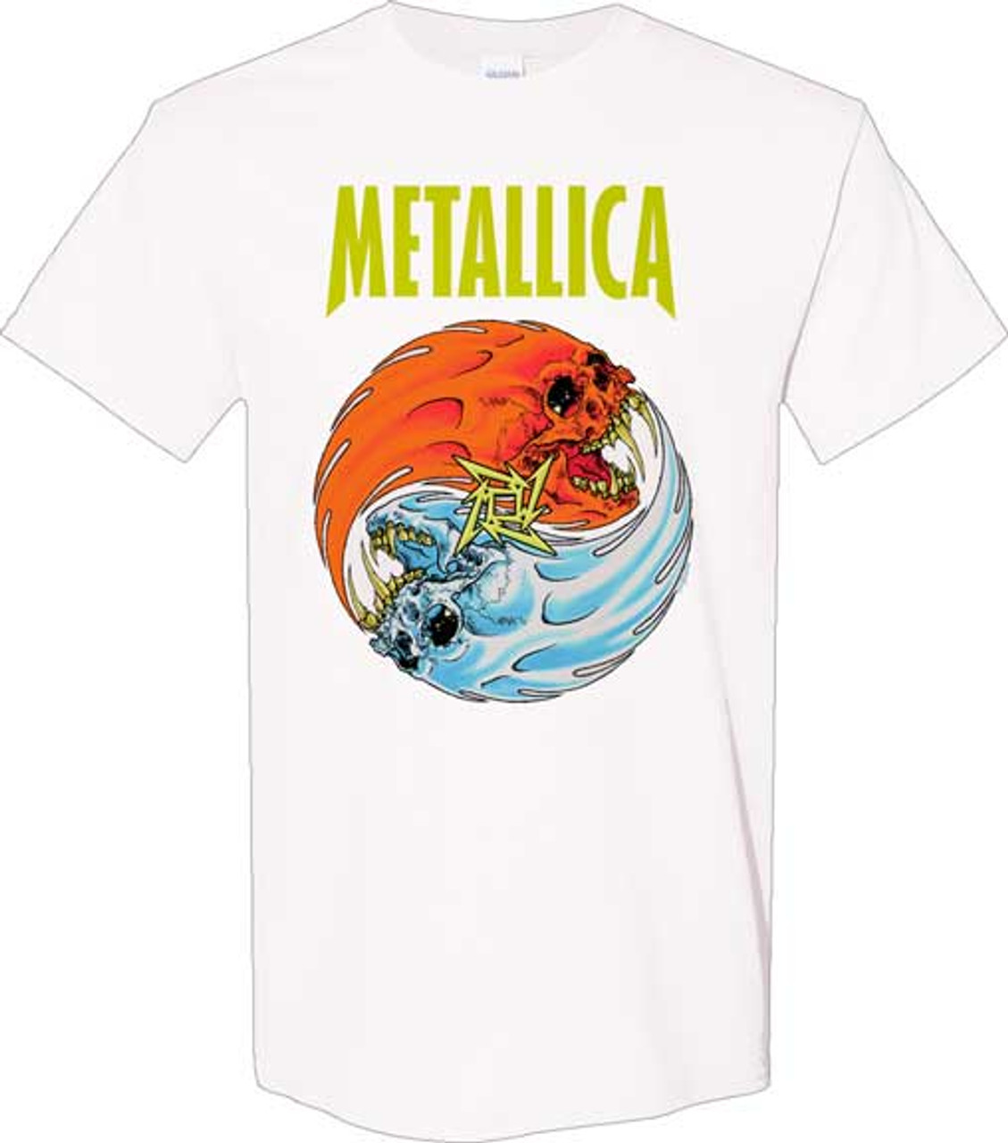 landheer Informeer Oppervlakte Metallica Fire and Ice T-Shirt | Vintage Metal T-Shirt