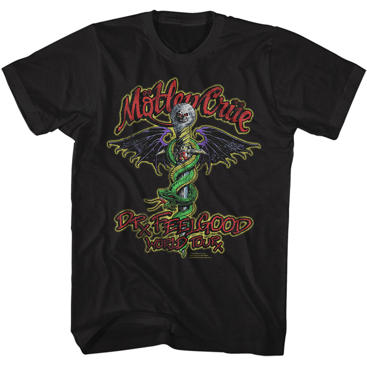 Motley Crue Dr Feelgood Tour T-Shirt