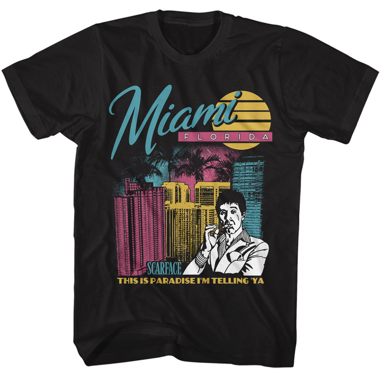 Scarface Miami Florida T-Shirt - OldSchoolTees.com