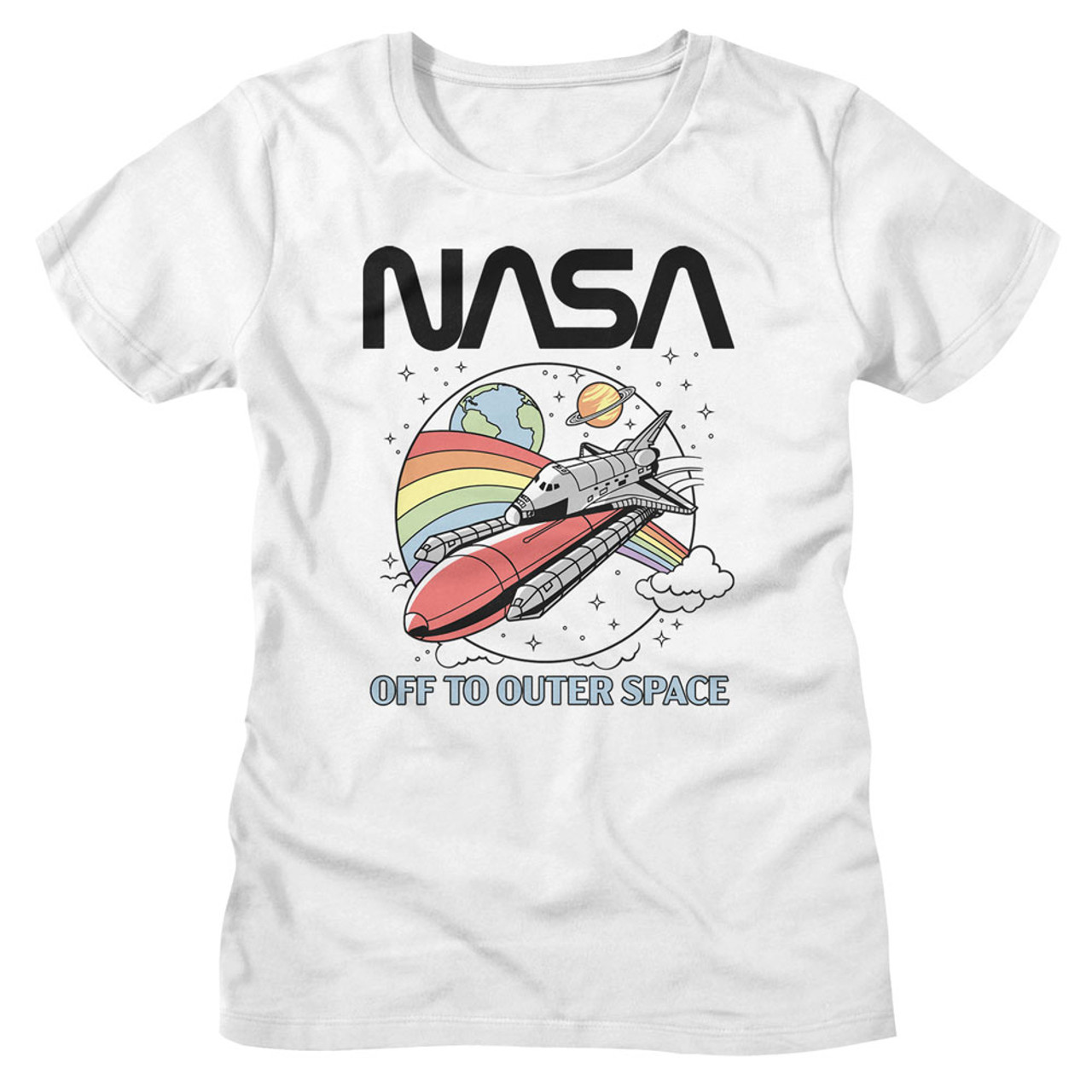 NASA Off To Outer Space Women s T Shirt