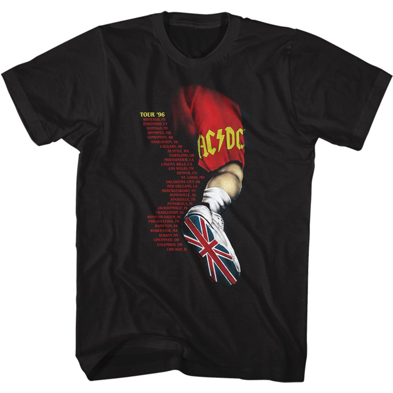 AC/DC Tour of 1996 T-Shirt - Old School Tees