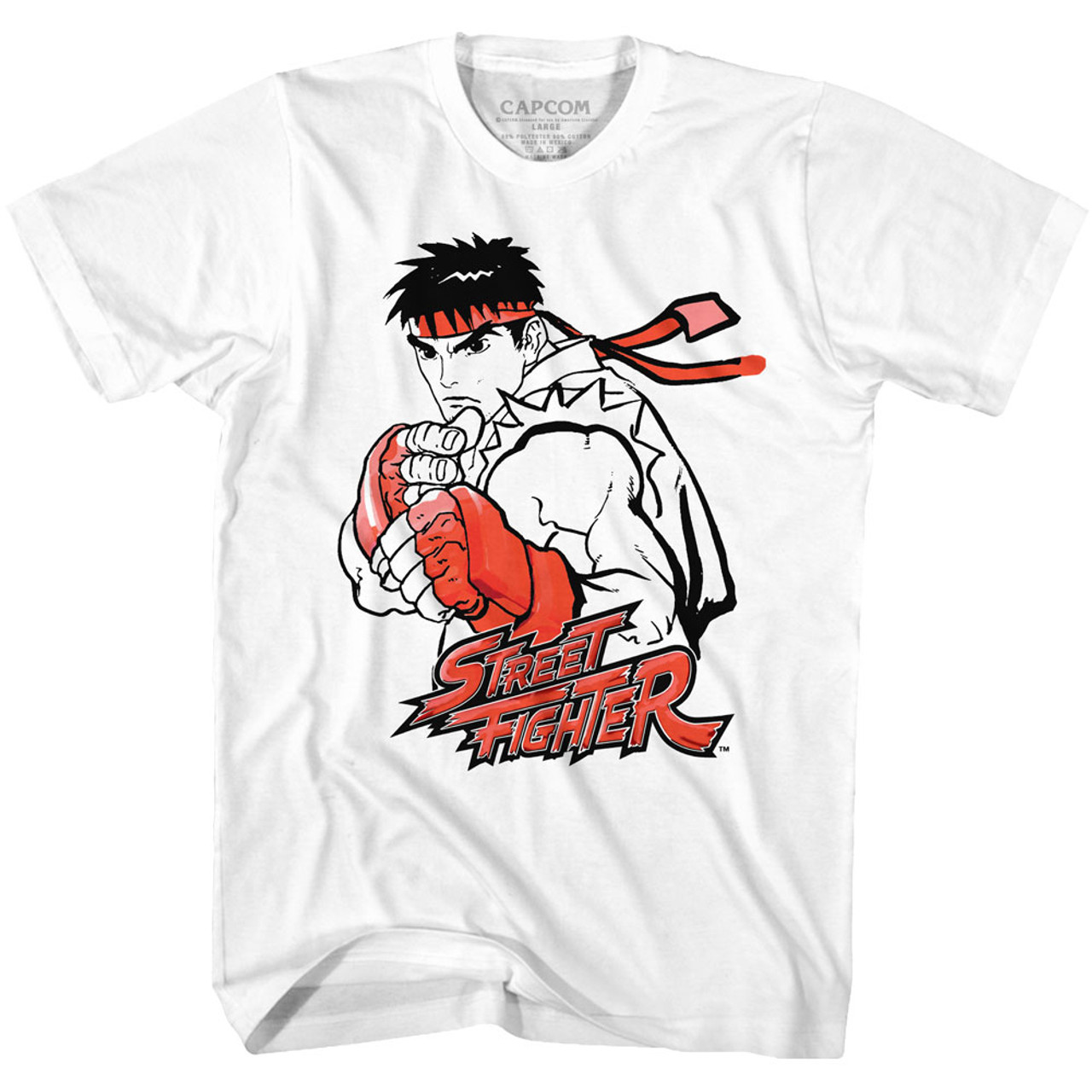 Street Fighter Red Ryu T-Shirt | Old School Tee's