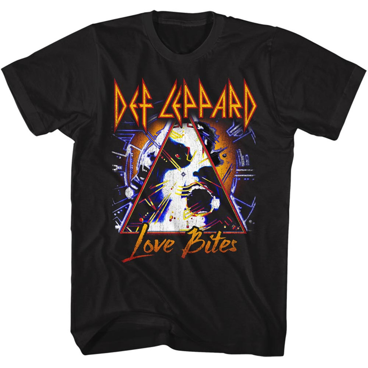 Def Leppard - Love Bites BLK T-Shirt | Old School Tees