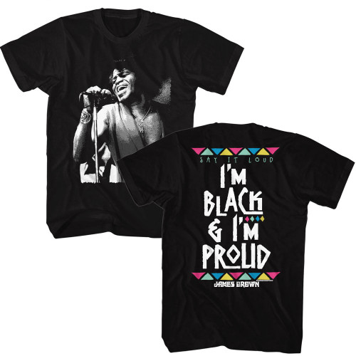 James Brown Black And Proud T-Shirt - Black