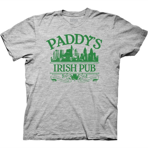 It's Always Sunny In Philadelphia Paddy's Irish Pub Wasted T-Shirt - Gray