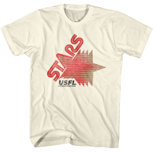 USFL - Red Stars T-Shirt - Natural
