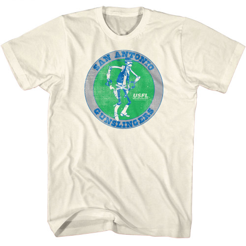 USFL - Gunslingers T-Shirt - Natural