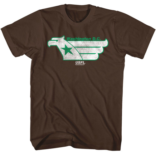 USFL - Sneaky Water Eagle T-Shirt - Brown