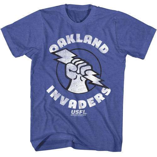 USFL - Oakland Invaders T-Shirt - Blue