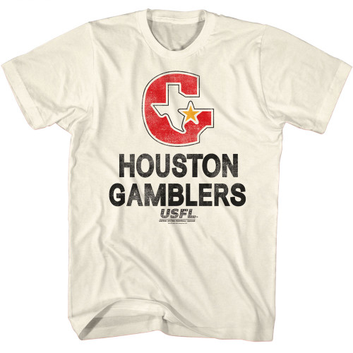 USFL - Houston T-Shirt - Natural