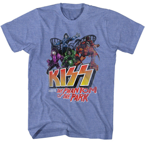 KISS - Park Phantom T-Shirt - Light Blue