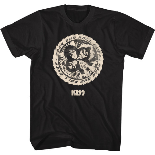 KISS - Rock and Roll T-Shirt - Black