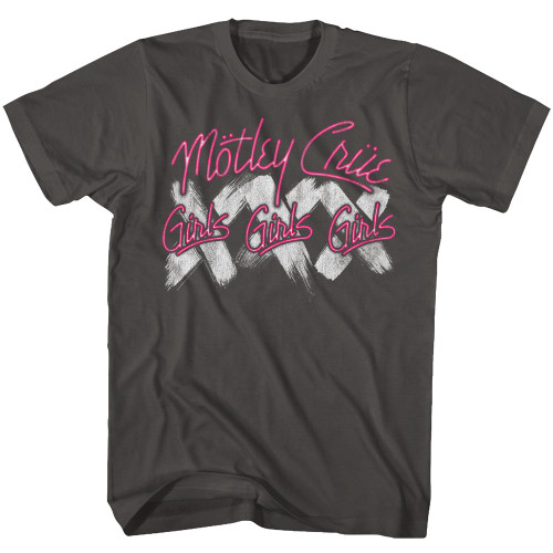 Motley Crue World Tour T-Shirt - Smoke