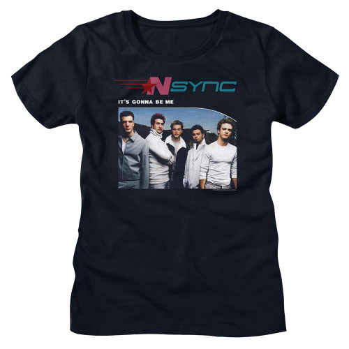 NSYNC Gonna Be Me Ladies T-Shirt - Navy