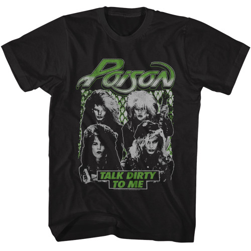 Poison TDTM Band Photos T-Shirt - Black