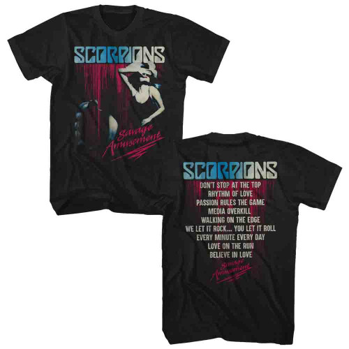 Scorpions Savage Amusement T-Shirt - Black