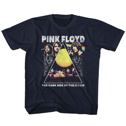 Pink Floyd - PINKFLOD Youth T-Shirt - Navy