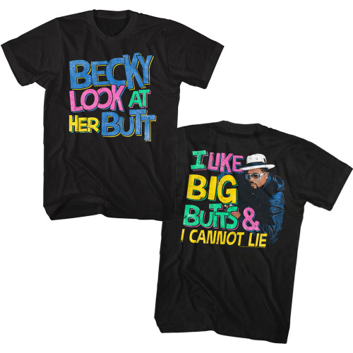 Sir Mix A Lot - Look At Her Butt T-Shirt - Black