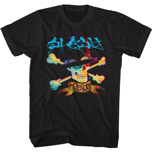 Slash - Skull, Bones & Hat T-Shirt - Black