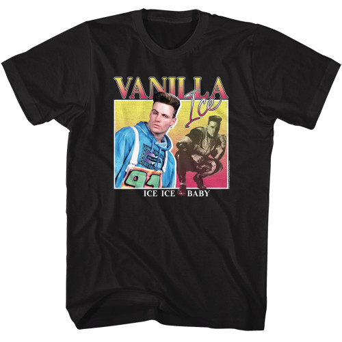 Vanilla Ice Square T-Shirt - Black