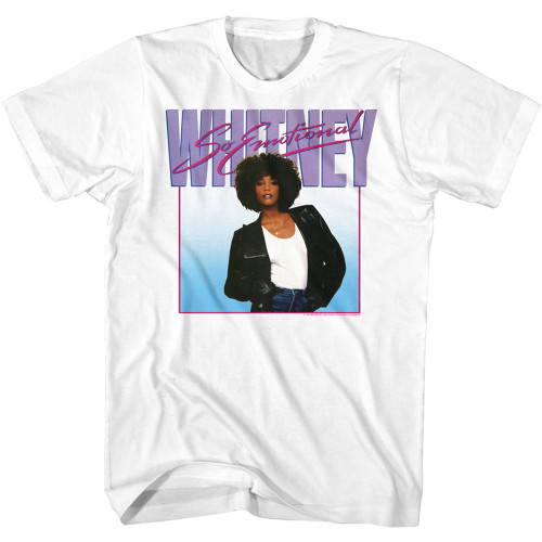 Whitney Houston So Emotional T-Shirt - White