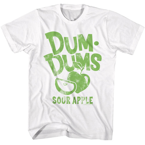 Dum Dums Green Apple Light T-Shirt - White