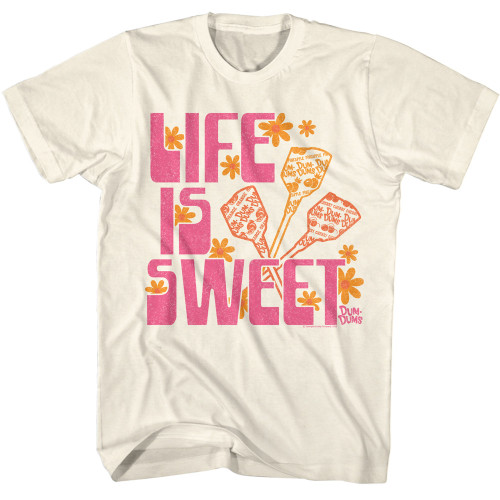 Dum Dums Life is Sweet T-Shirt - Natural