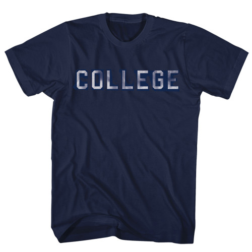 Animal House College Distress T-shirt - Navy