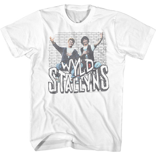Bill and Ted's Sketchy Stallyns T-Shirt - White