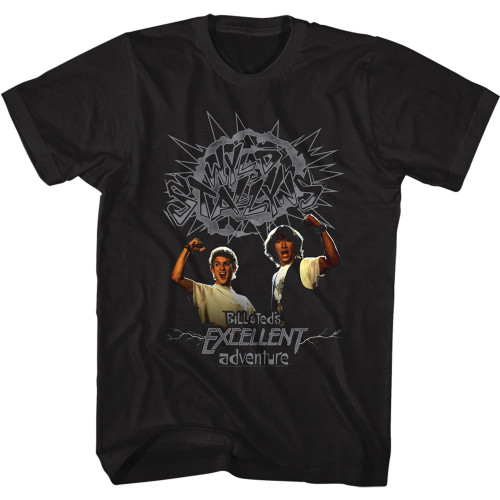 Bill and Ted's Gray Stallyns T-Shirt - Black