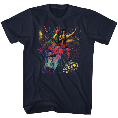 Bill and Ted's Space T-Shirt - Navy