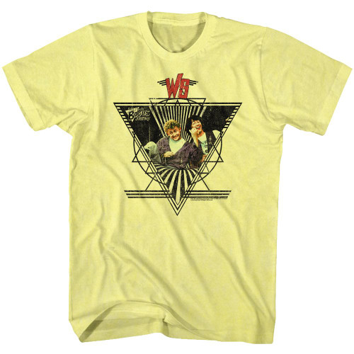 Bill and Ted's WS Triangle T-Shirt - Yellow Heather