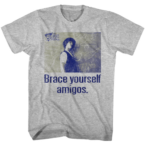 Bill and Ted's Brace Yourself T-Shirt - Gray