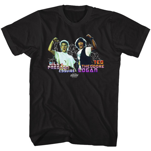 Bill and Ted's Light Snow T-Shirt - Black