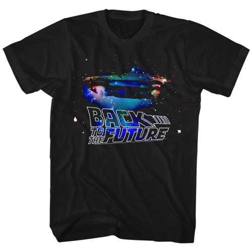 Back To The Future Galaxy T-Shirt - Black