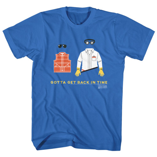 Back To The Future Gotta Get Back T-Shirt - Royal