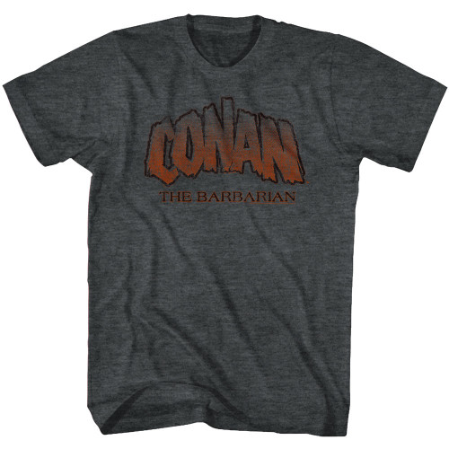 Conan The Barbarian Fading Orange T-Shirt - Black