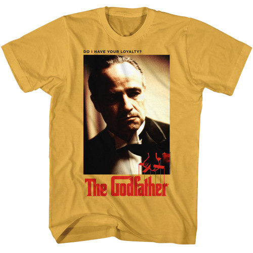 The Godfather Loyalty Poster T-Shirt - Yellow