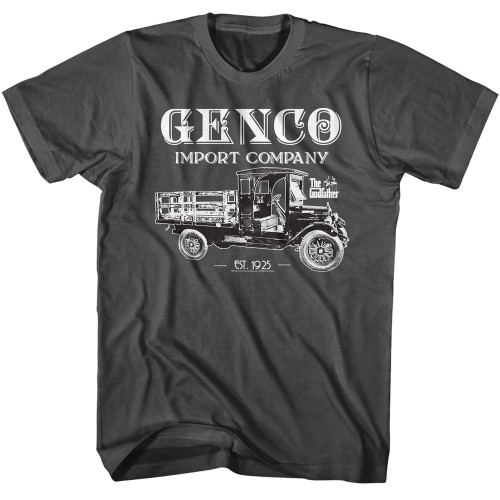 The Godfather Genco Import Truck T-Shirt - Smoke