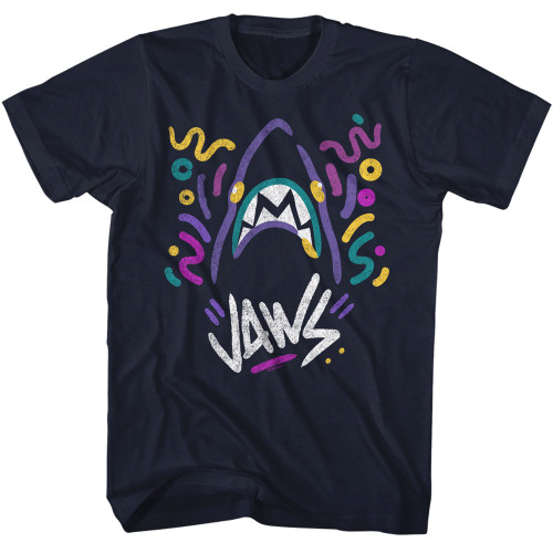 JAWS Doodles T-Shirt - Navy