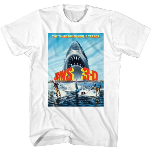 JAWS Simple Poster1 T-Shirt - White
