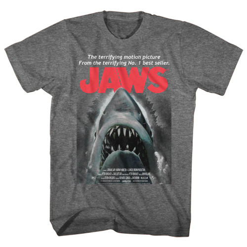 JAWS Beware T-Shirt - Gray