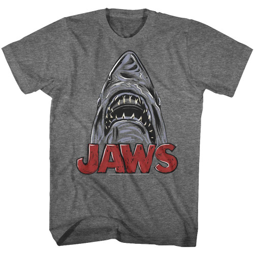 JAWS Sketchy Shark T-Shirt - Graphite