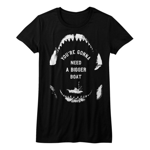 JAWS Sailing Wisdom Ladies T-Shirt - Black