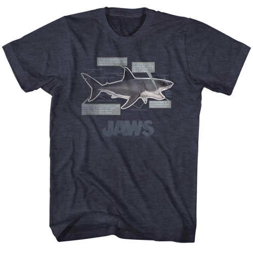 JAWS Shark Anatomy T-Shirt
