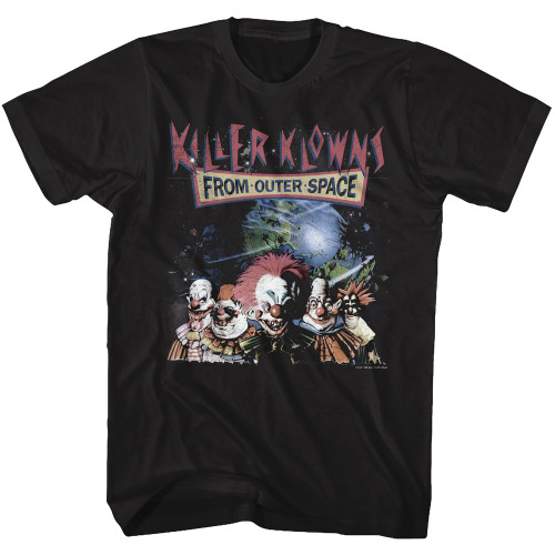 Killer Klowns In Space T-Shirt - Black