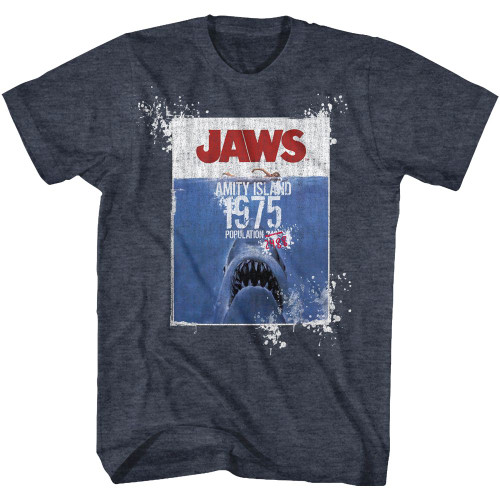 JAWS Population T-Shirt - Navy
