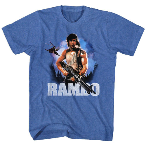 Rambo Wild Blue Yonder T-Shirt - Royal