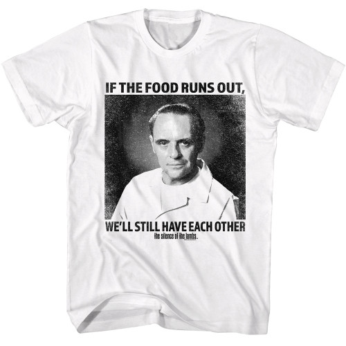 The Silence of The Lambs Each Other T-Shirt - White